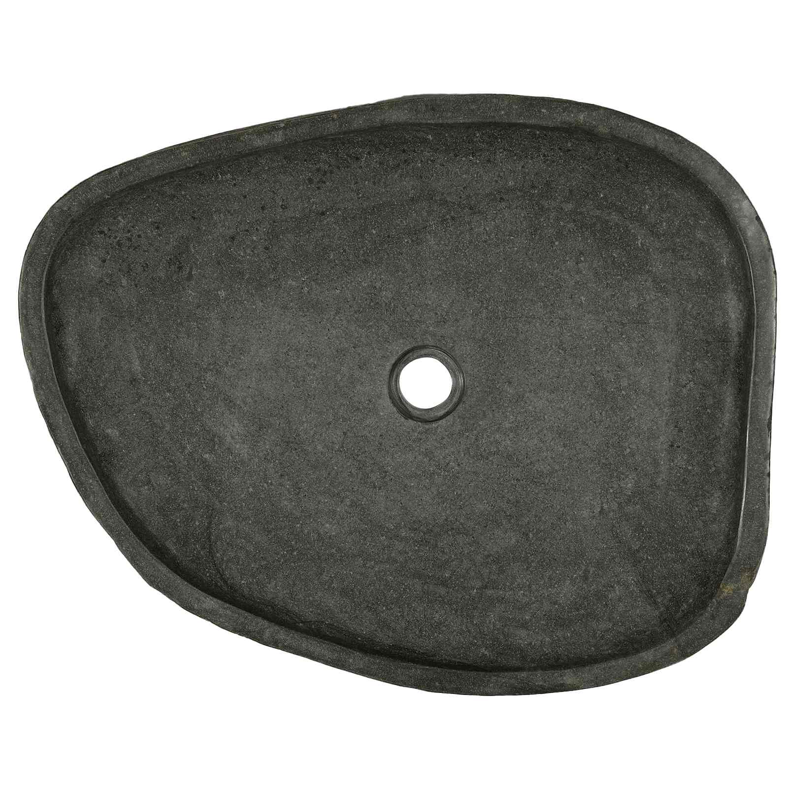 Lavabo Grigio 65 x 50 x 6 cm Pietra fiume | homemem39