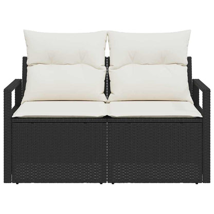 Divano da giardino con cuscino 120 x 62 x 69 cm. polyrattan | homemem39