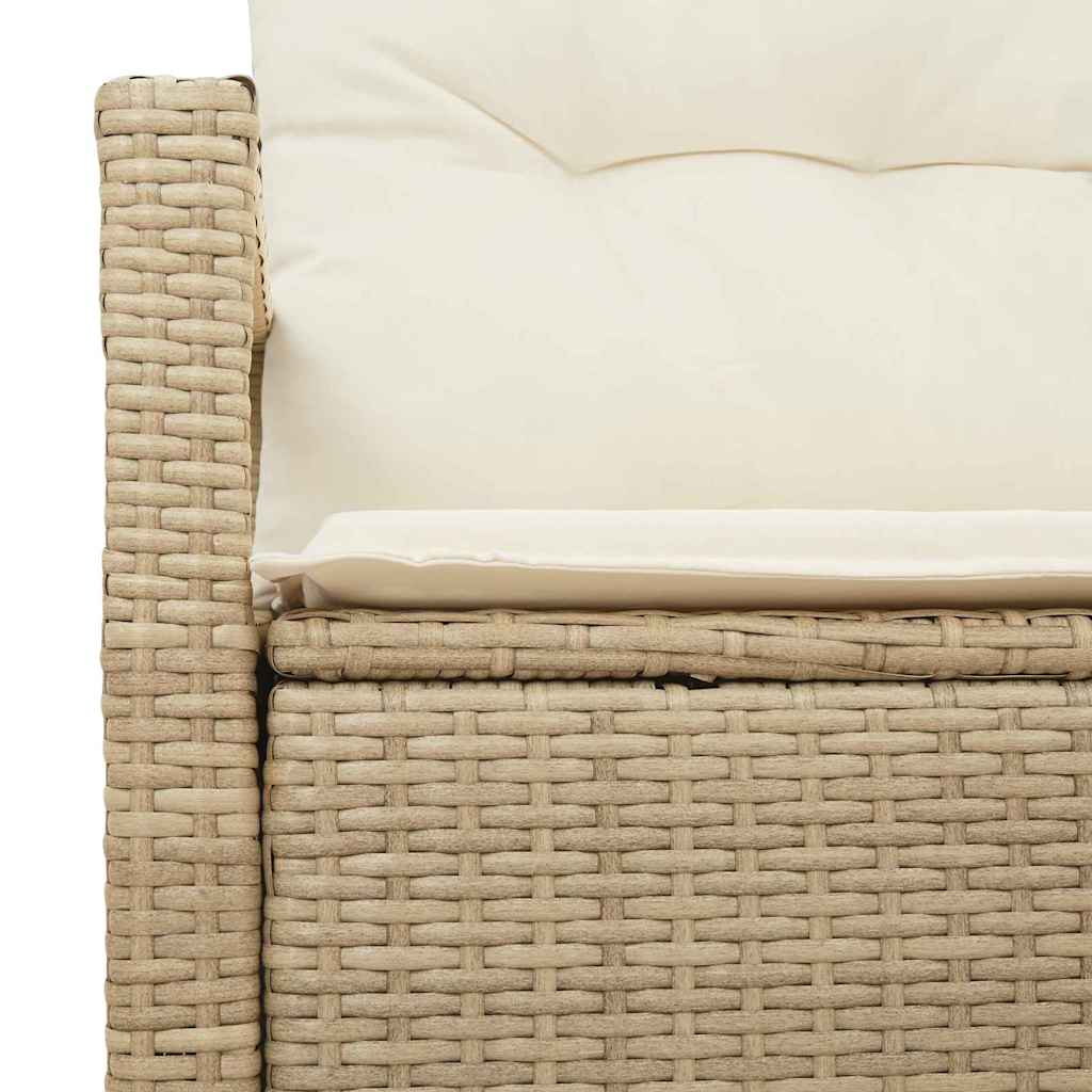 Divano da giardino con cuscino 120 x 62 x 69 cm. polyrattan | homemem39