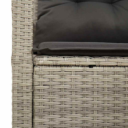 Divano da giardino con cuscino 120 x 62 x 69 cm. polyrattan | homemem39