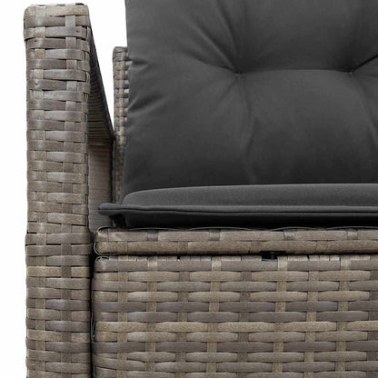Divano da giardino con cuscino 120 x 62 x 69 cm. polyrattan | homemem39