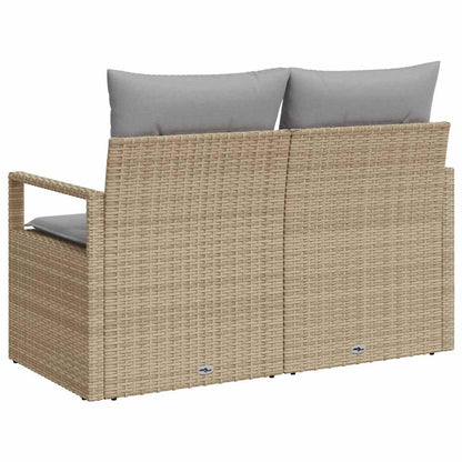 Divano da giardino Beige 120 x 62 x 69cm polyrattan