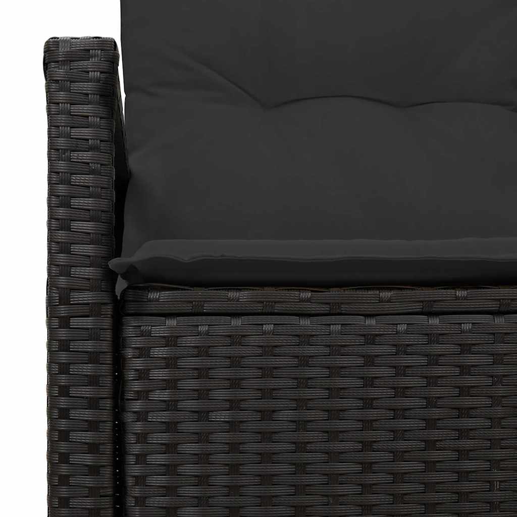 Divano da giardino con cuscino 120 x 62 x 69 cm. polyrattan | homemem39