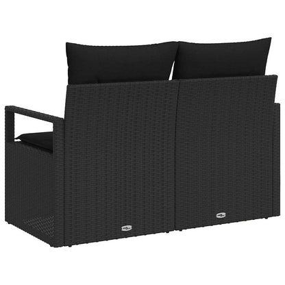 Divano da giardino con cuscino 120 x 62 x 69 cm. polyrattan | homemem39