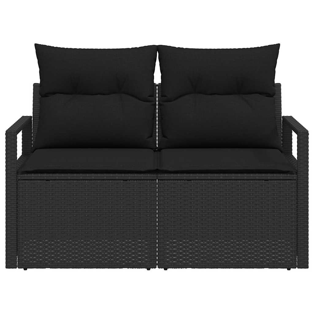 Divano da giardino con cuscino 120 x 62 x 69 cm. polyrattan | homemem39