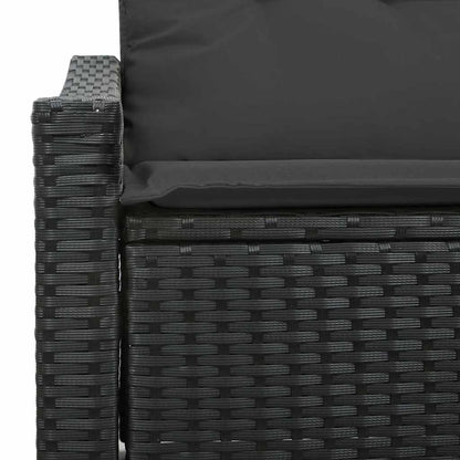 Divano da giardino con cuscino 123 x 62 x 69 cm polyrattan | homemem39