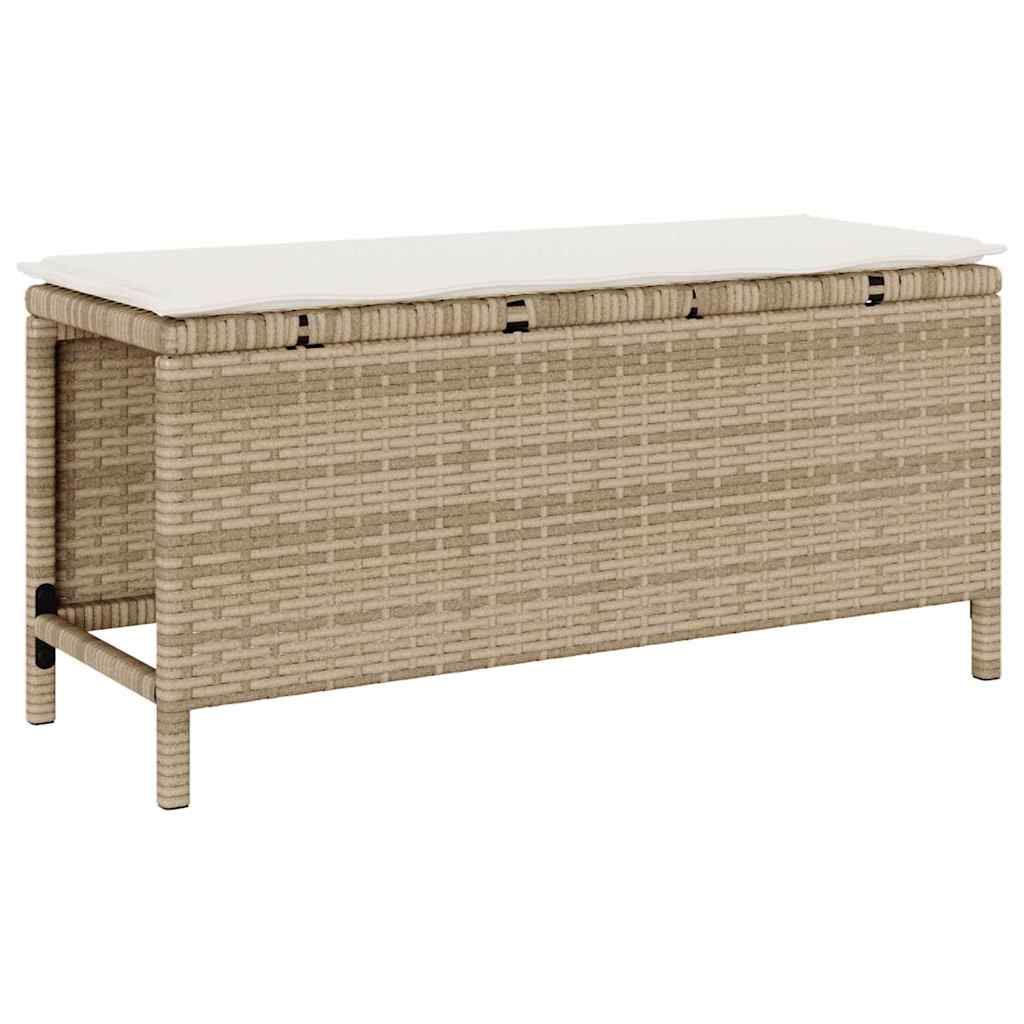 Set da Pranzo per Giardino Beige Poly Rattan - homemem39