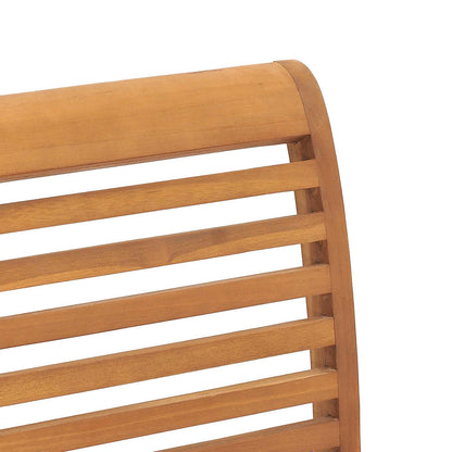 Sedia da pranzo 2 pz Legno di teak solido Marrone