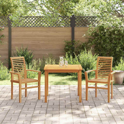 Sedia da giardino impilabile Marrone 62.5 x 54.5 x 95.5 cm - homemem39