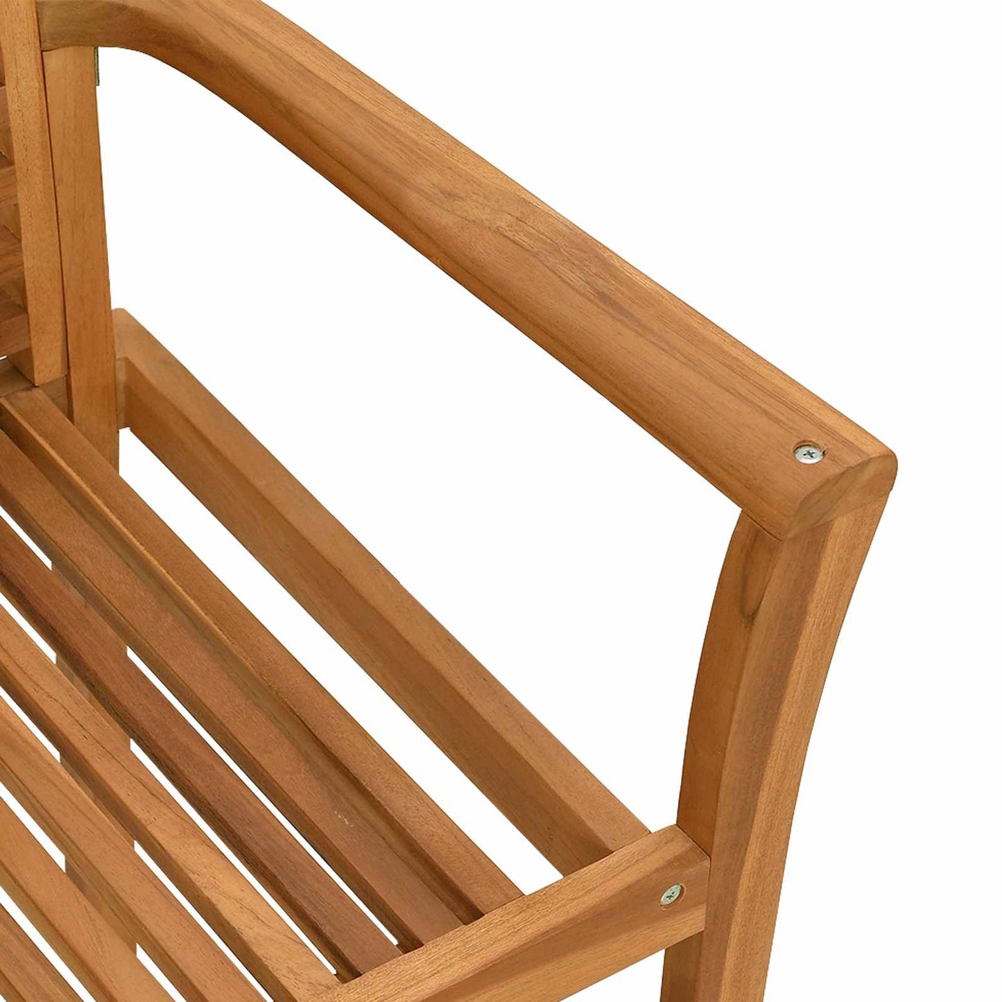Sedia da pranzo 4 pz Legno di teak solido Marrone