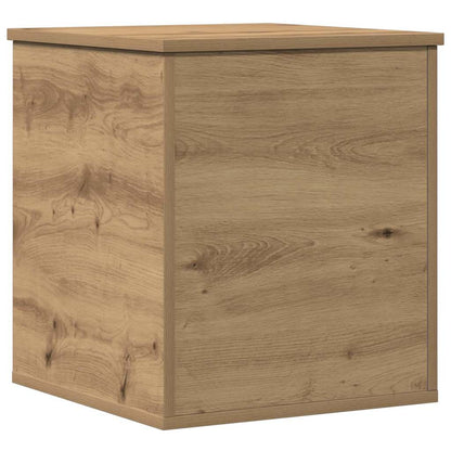 Scatola di Stoccaggio rovere artigianale 40 x 42 x 46 cm