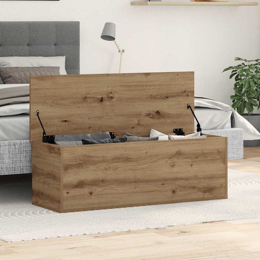 Scatola di Stoccaggio rovere artigianale 102 x 35 x 35 cm