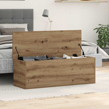 Scatola di Stoccaggio rovere artigianale 102 x 35 x 35 cm