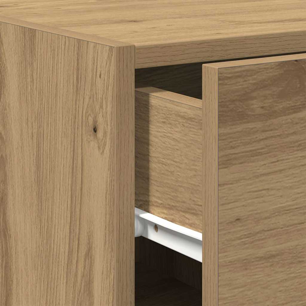 Credenza rovere artigianale 30 x 42.5 x 93 cm Legno multistrato