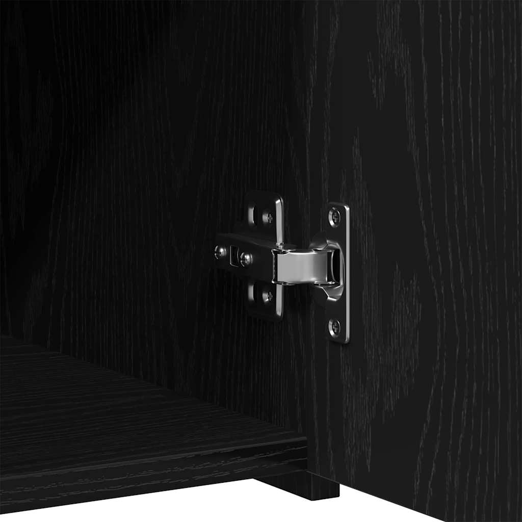 Credenza Rovere nero 50 x 42.5 x 93 cm Legno multistrato