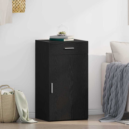 Credenza Rovere nero 50 x 42.5 x 93 cm Legno multistrato