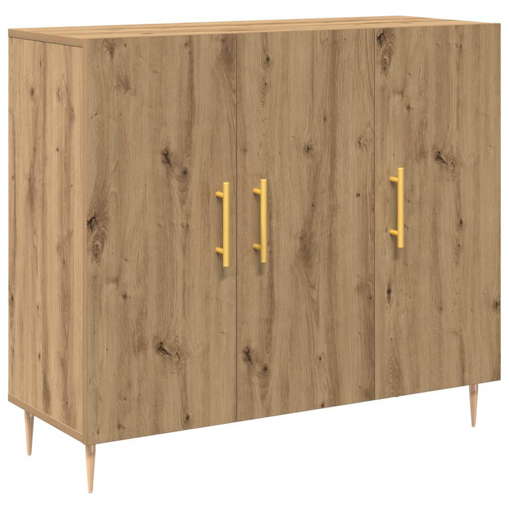 Credenza rovere artigianale 90 x 34 x 80 cm Legno multistrato