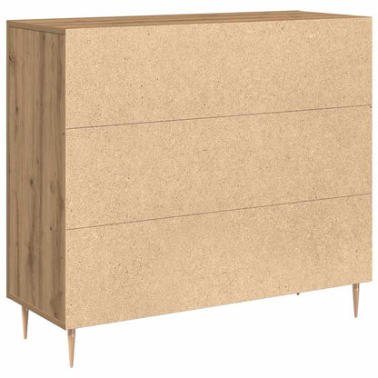 Credenza rovere artigianale 90 x 34 x 80 cm Legno multistrato