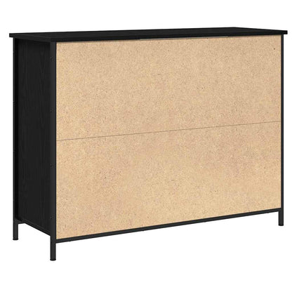 Credenza Rovere nero 100 x 35 x 75 cm Legno multistrato