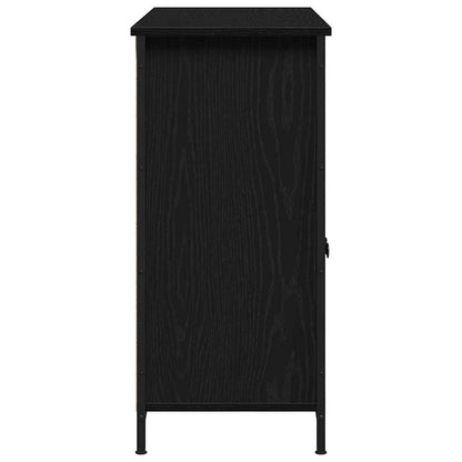 Credenza Rovere nero 100 x 35 x 75 cm Legno multistrato