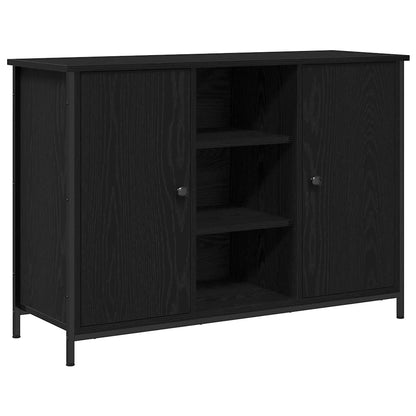Credenza Rovere nero 100 x 35 x 70 cm Legno multistrato