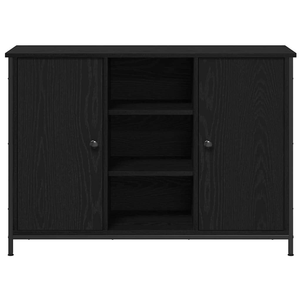 Credenza Rovere nero 100 x 35 x 70 cm Legno multistrato