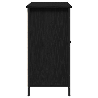 Credenza Rovere nero 100 x 35 x 70 cm Legno multistrato
