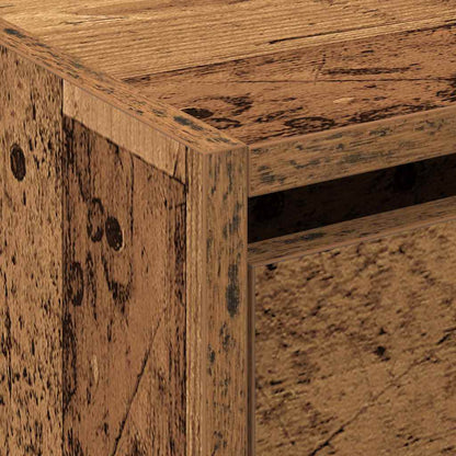 Armadio per Scarpe con porta Legno vecchio 80 x 21 x 125.5 cm