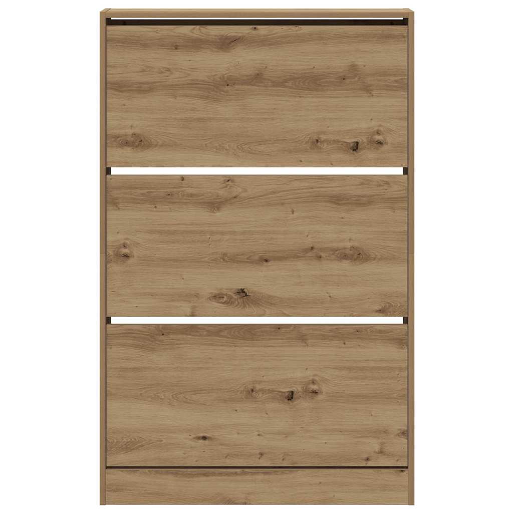 Armadio per Scarpe rovere artigianale 80 x 21 x 125.5 cm