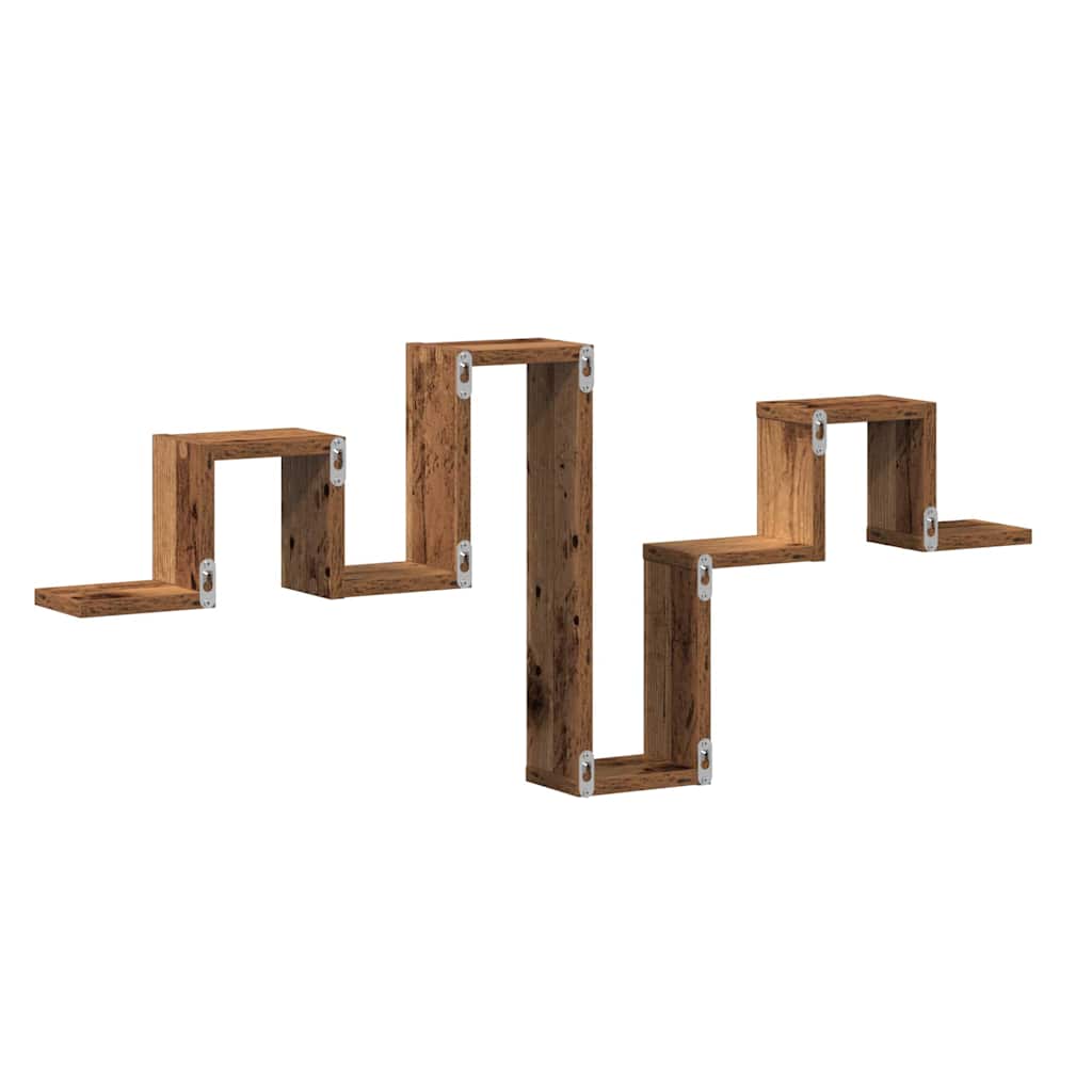 Scaffale da parete Legno vecchio 104.5 x 10 x 43 cm