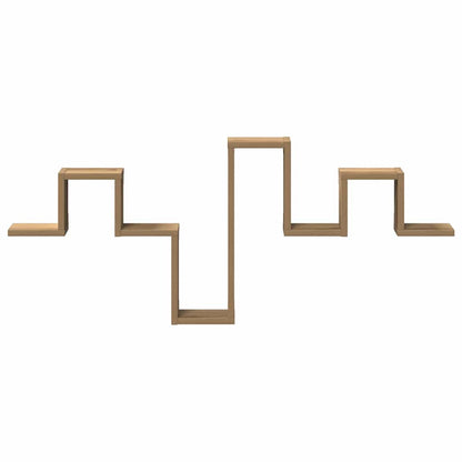 Scaffale da parete rovere artigianale 104.5 x 10 x 43 cm