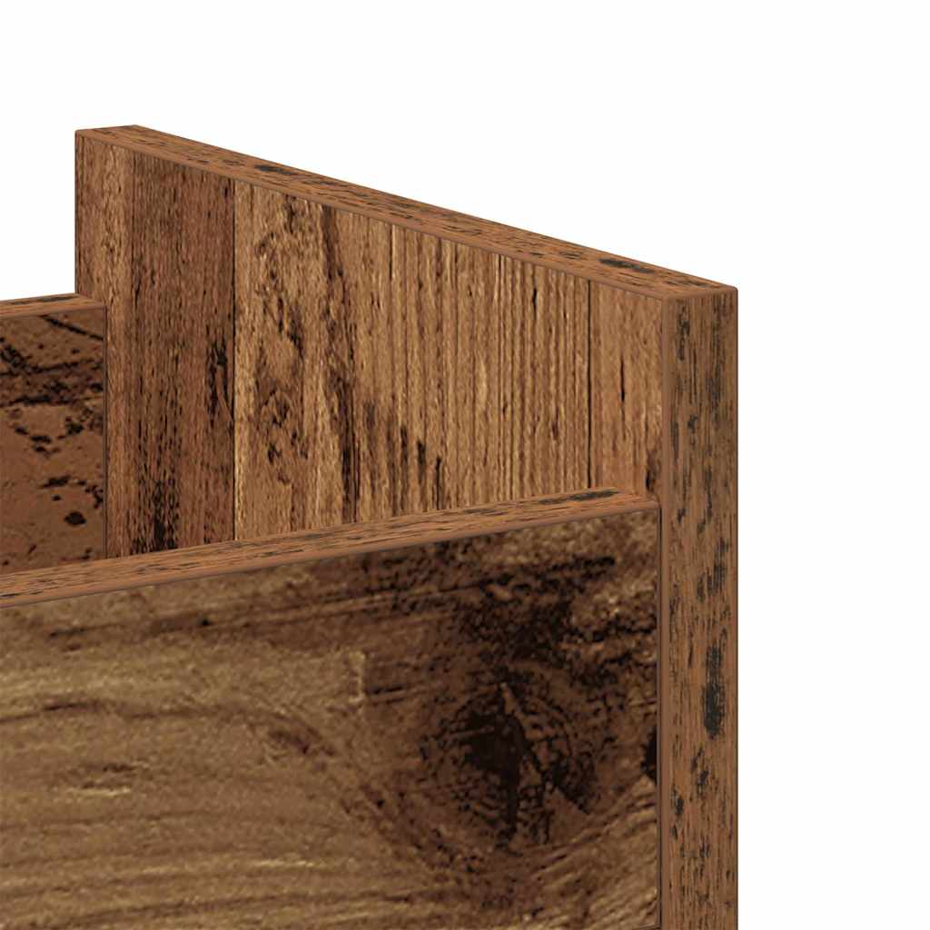Armadietto con ruota Legno vecchio 60 x 22 x 79 cm | homemem39