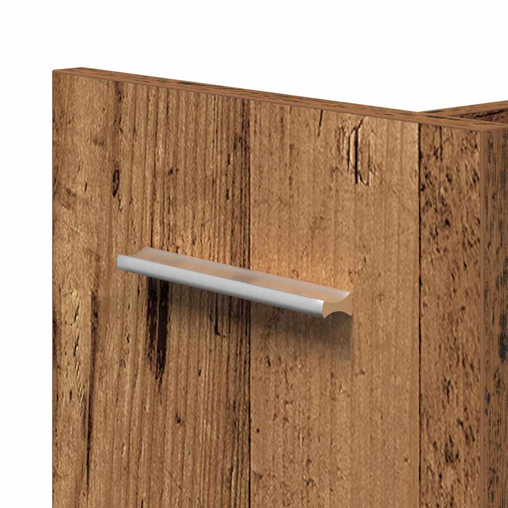 Armadietto con ruota Legno vecchio 60 x 22 x 79 cm | homemem39