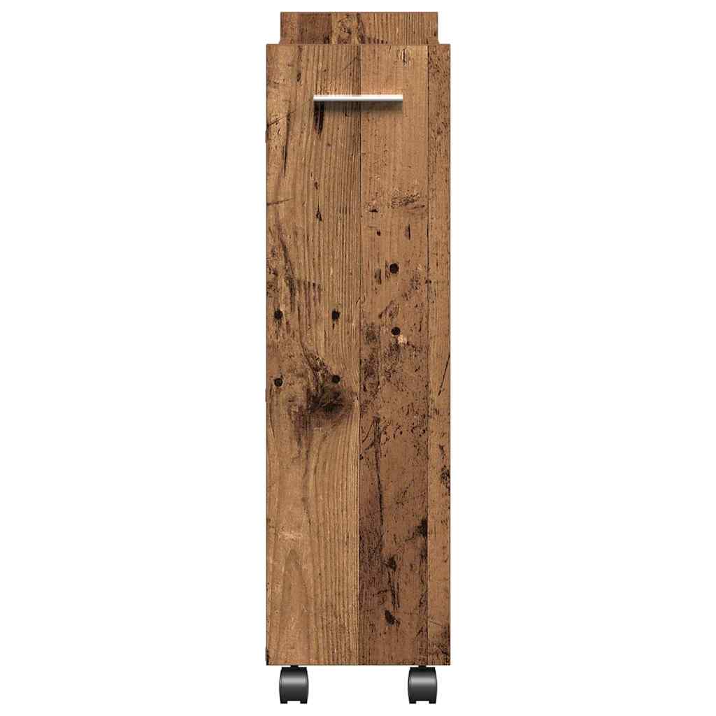 Armadietto con ruota Legno vecchio 60 x 22 x 79 cm | homemem39
