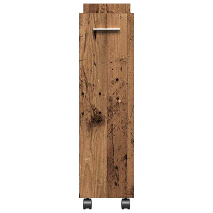 Armadietto con ruota Legno vecchio 60 x 22 x 79 cm | homemem39