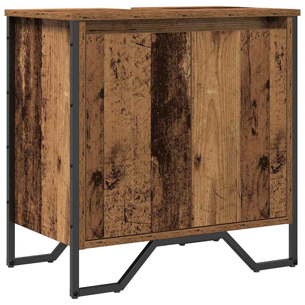 Armadio per Lavabo da Bagno Legno vecchio 60 x 35 x 60 cm | homemem39
