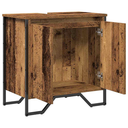 Armadio per Lavabo da Bagno Legno vecchio 60 x 35 x 60 cm | homemem39
