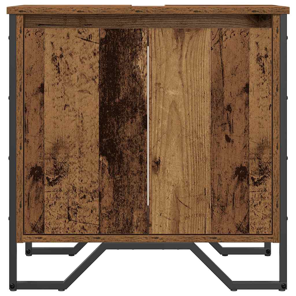 Armadio per Lavabo da Bagno Legno vecchio 60 x 35 x 60 cm | homemem39