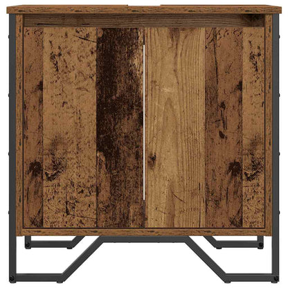 Armadio per Lavabo da Bagno Legno vecchio 60 x 35 x 60 cm | homemem39