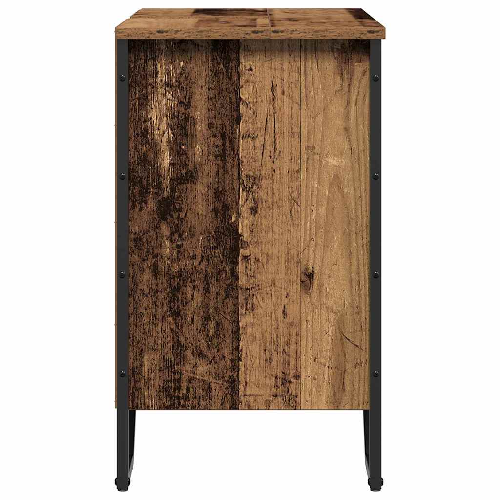 Armadio per Lavabo da Bagno Legno vecchio 60 x 35 x 60 cm | homemem39