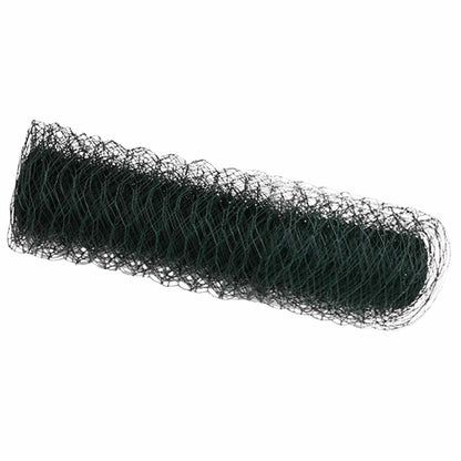 Recinzione Esagonale Verde 0,6 x 10 m PVC | homemem39