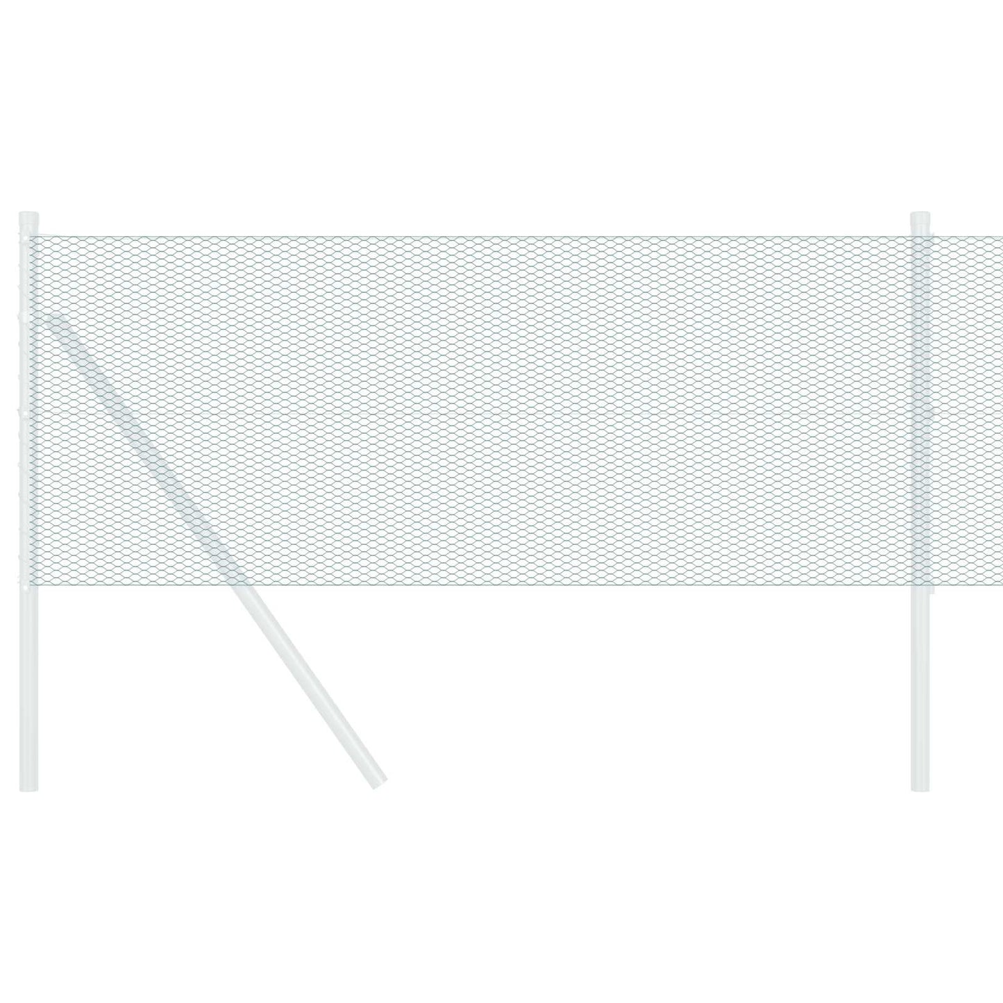 Recinzione Esagonale Verde 0,8 x 10 m PVC