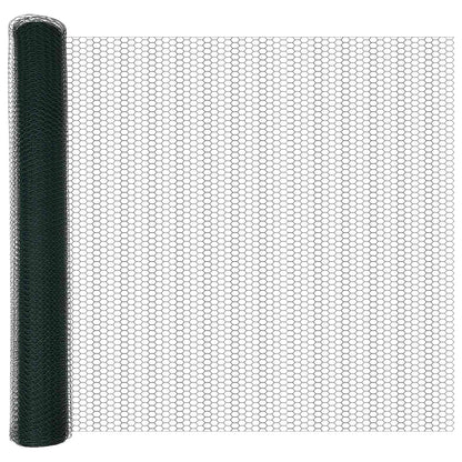 Recinzione Esagonale Verde 1 x 10 m PVC
