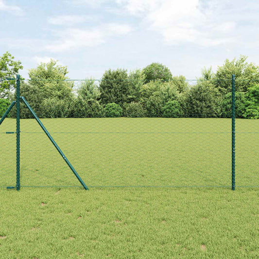 Recinzione Esagonale Verde 1 x 10 m PVC | homemem39