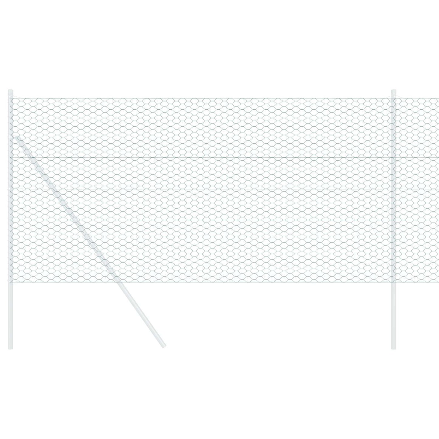 Recinzione Esagonale Verde 1 x 10 m PVC | homemem39