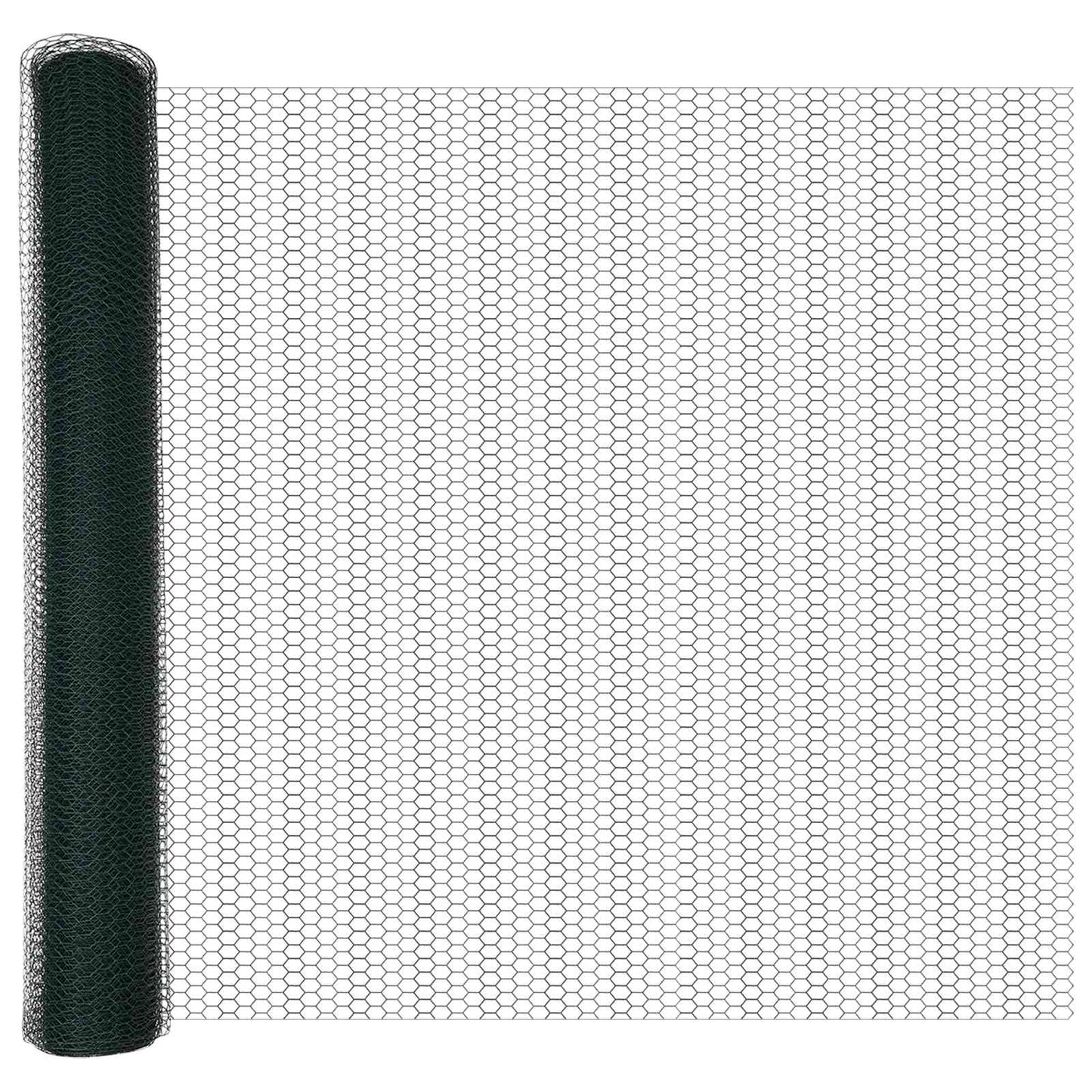 Recinzione Esagonale Verde 1,2 x 10 m PVC