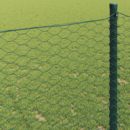 Recinzione Esagonale Verde 1,2 x 10 m PVC | homemem39