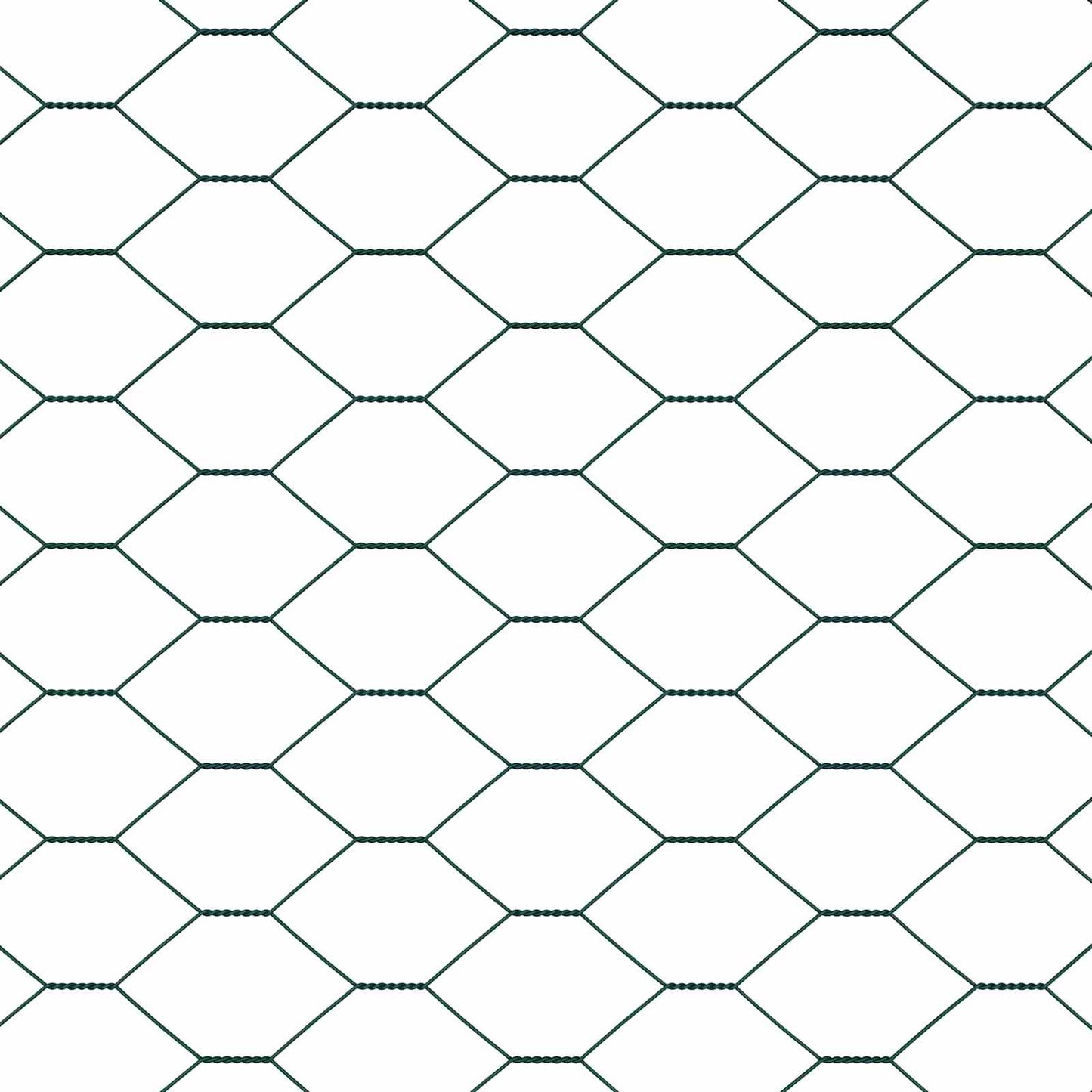 Recinzione Esagonale Verde 1,2 x 10 m PVC | homemem39