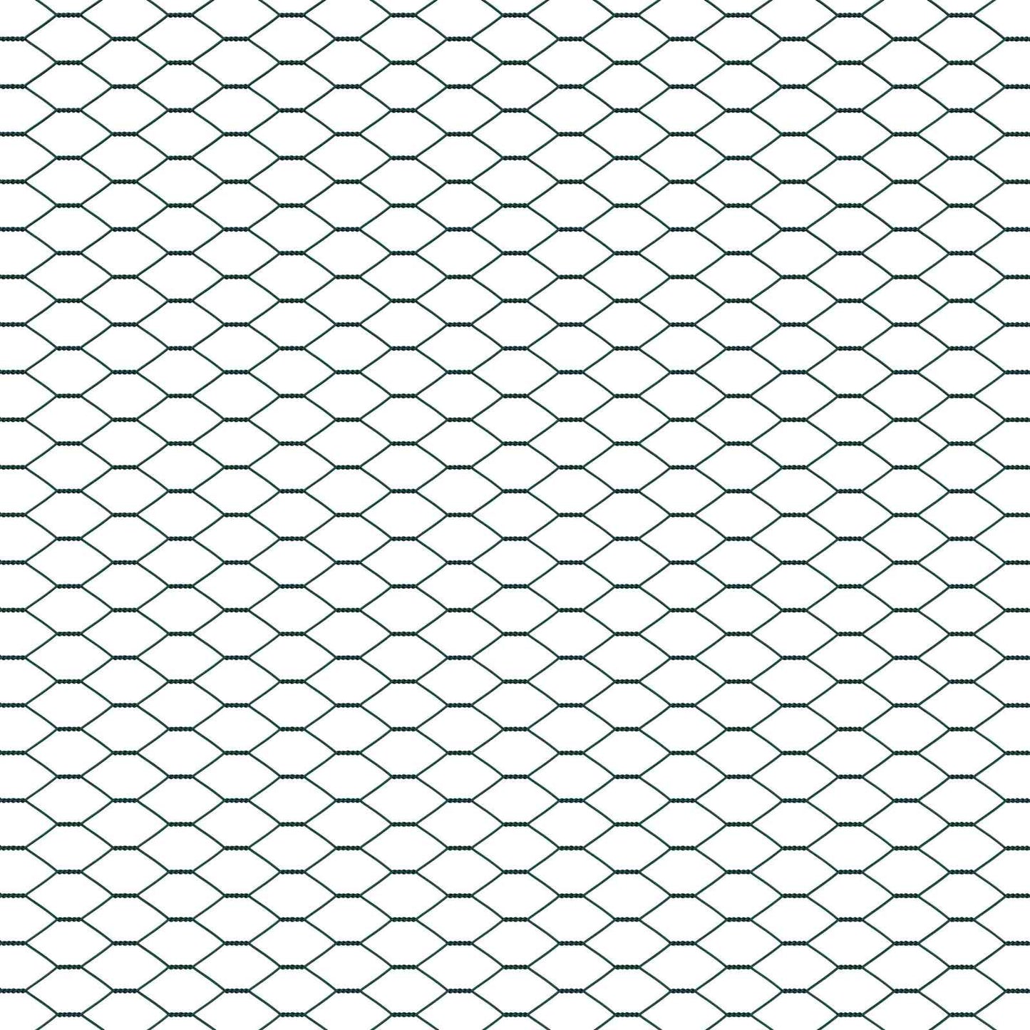 Recinzione Esagonale Verde 1,4 x 10 m PVC | homemem39