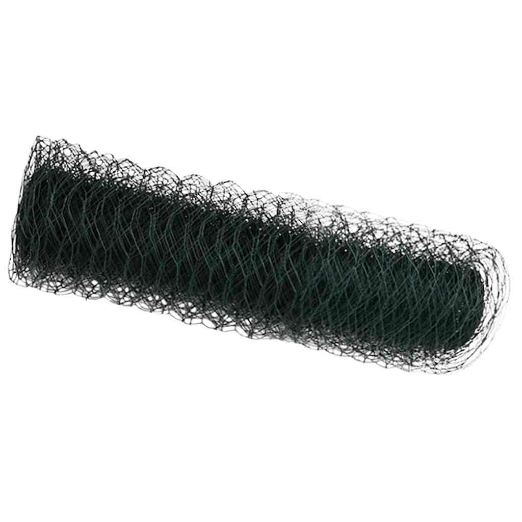 Recinzione Esagonale Verde 0,6 x 25 m PVC | homemem39